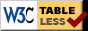 w3 tableless verified
