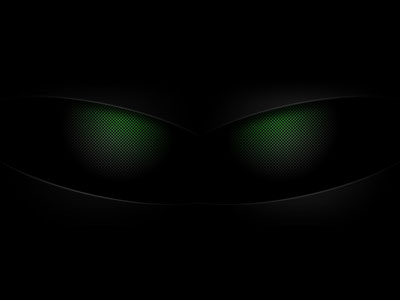 Alien Green Eyes